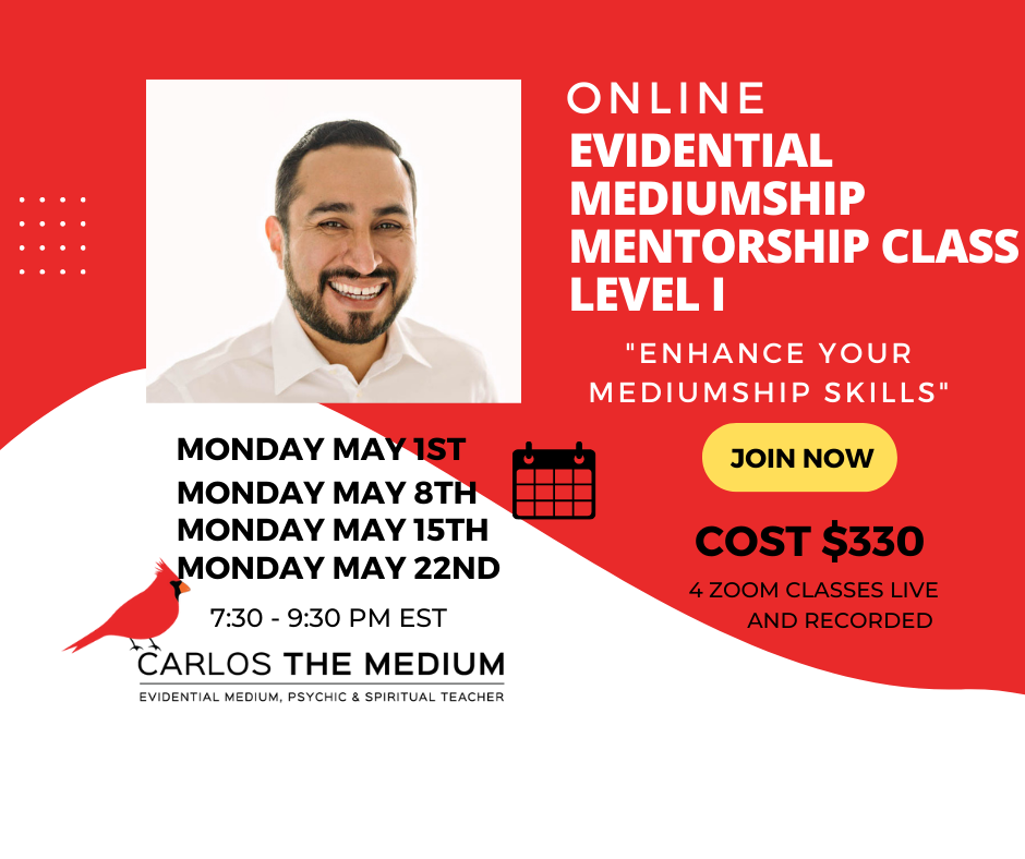 Online Evidential Mediumship Mentorship Class Level I