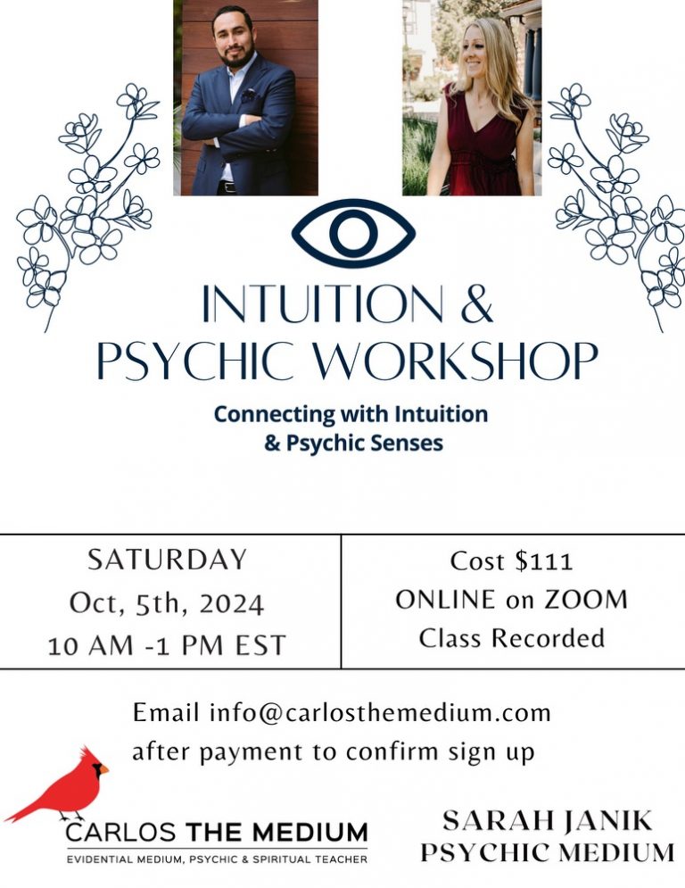 Intuition and Psychic Workshop